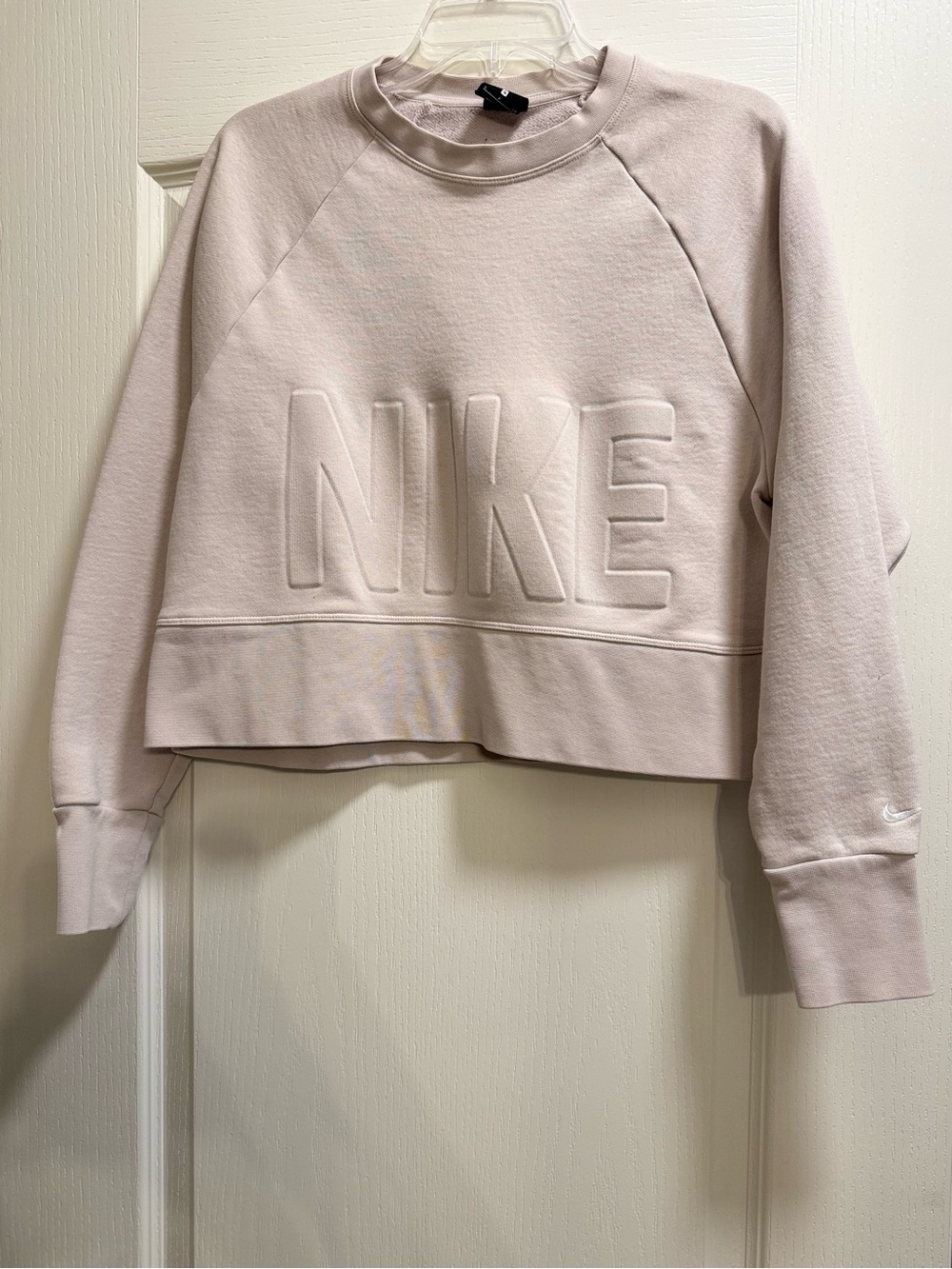 Nike Dri-FIT Light Beige Crewneck Sweater - Picture 1 of 6